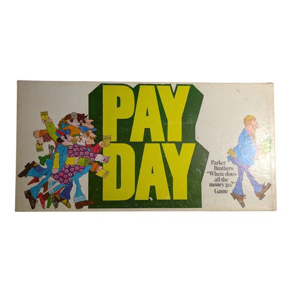 Vtg 1975 Parker Brothers Payday 2-4 Player Age 8+ Family Board Game Complete - Picture 1 of 5